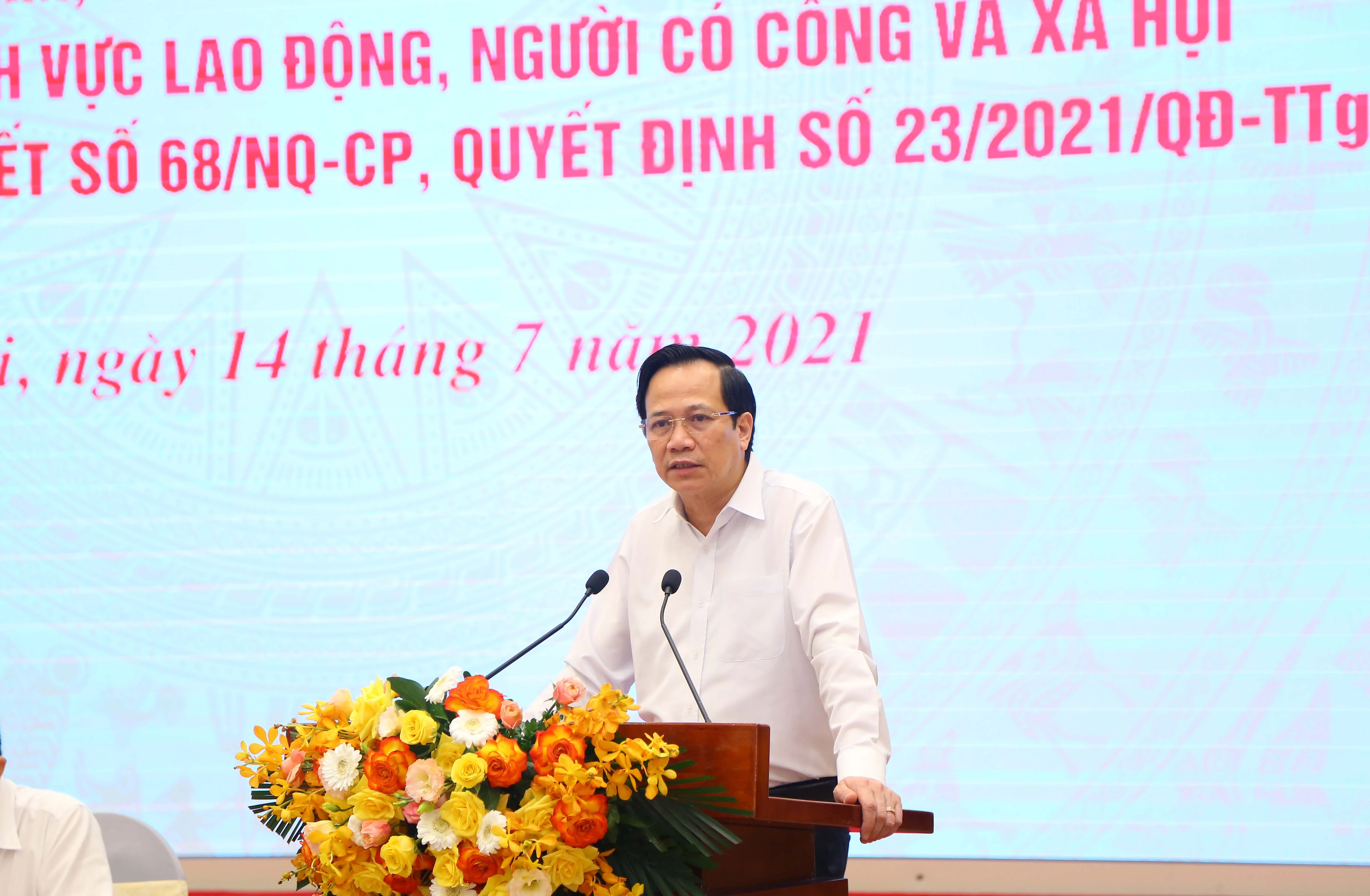 Hội nghị trực tuyến sơ kết công tác LĐ, TB&XH và thực hiện một số nghị quyết, quyết định của Chính phủ, Thủ tướng Chính phủ