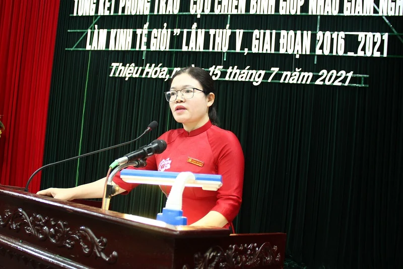 Huyện Thiệu Hóa: 10/25 xã, thị trấn không còn hội viên CCB nghèo
