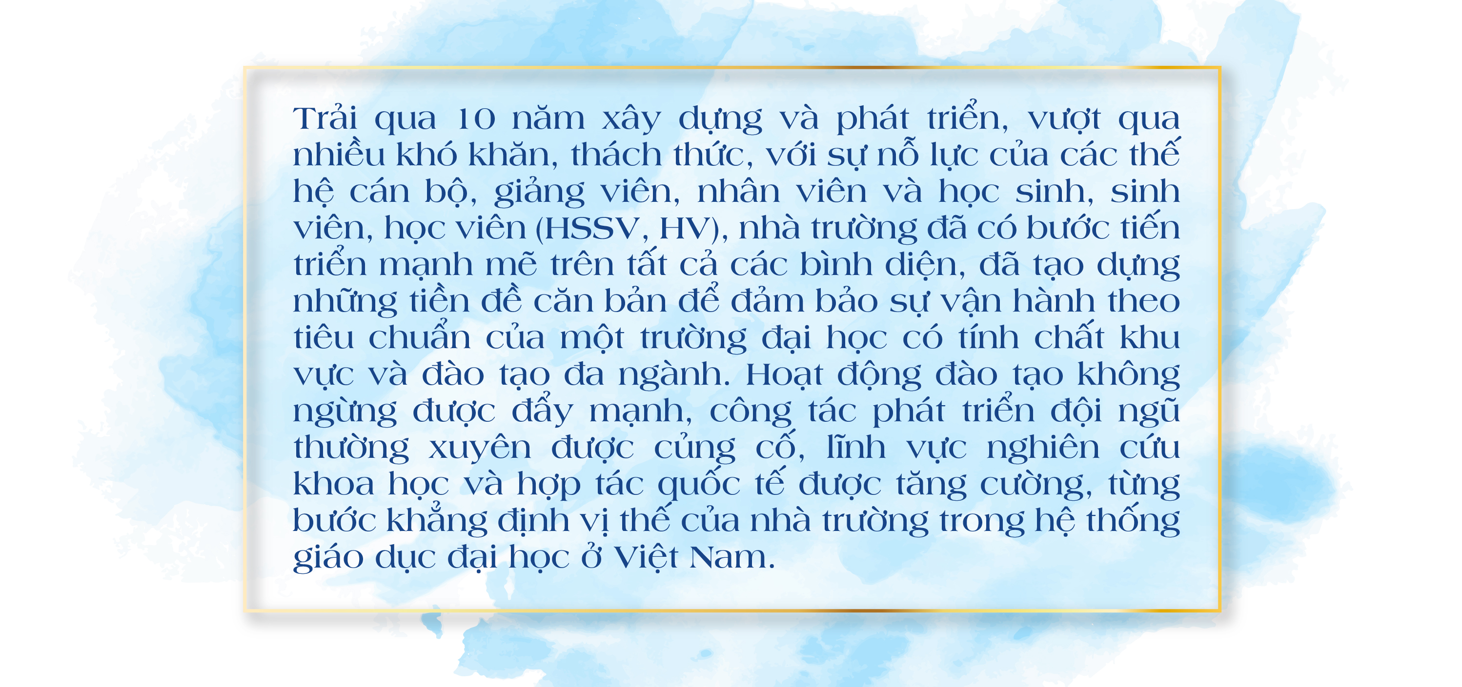 Trường Đại học Văn hóa, Thể thao và Du lịch Thanh Hóa: 10 năm xây dựng và phát triển