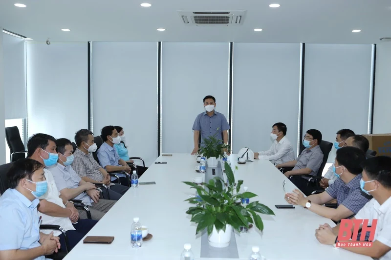 Đồng chí Bí thư Tỉnh ủy Đỗ Trọng Hưng kiểm tra, chỉ đạo công tác phòng, chống dịch COVID-19 tại thị xã Nghi Sơn