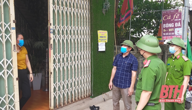 Thị xã Nghi Sơn: Xử lý 119 trường hợp vi phạm các quy định phòng, chống dịch COVID-19