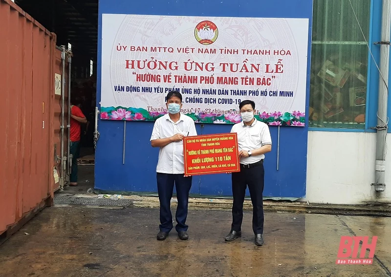 MTTQ huyện Hoằng Hóa kêu gọi ủng hộ được gần 2,6 tỷ đồng phòng, chống dịch COVID-19