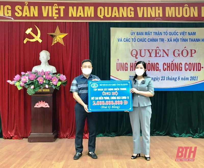Các đơn vị, ủng hộ 6,3 tỷ đồng phòng, chống COVID -19