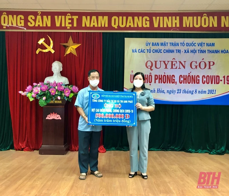 Các đơn vị, ủng hộ 6,3 tỷ đồng phòng, chống COVID -19