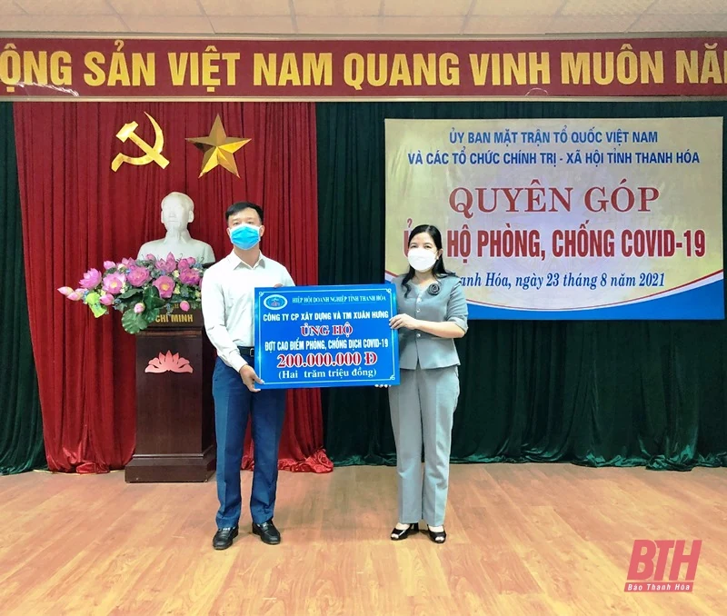 Các đơn vị, ủng hộ 6,3 tỷ đồng phòng, chống COVID -19
