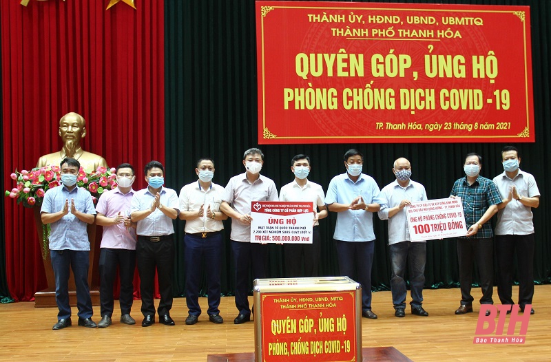 TP Thanh Hóa phát động quyên góp, ủng hộ phòng, chống dịch COVID-19