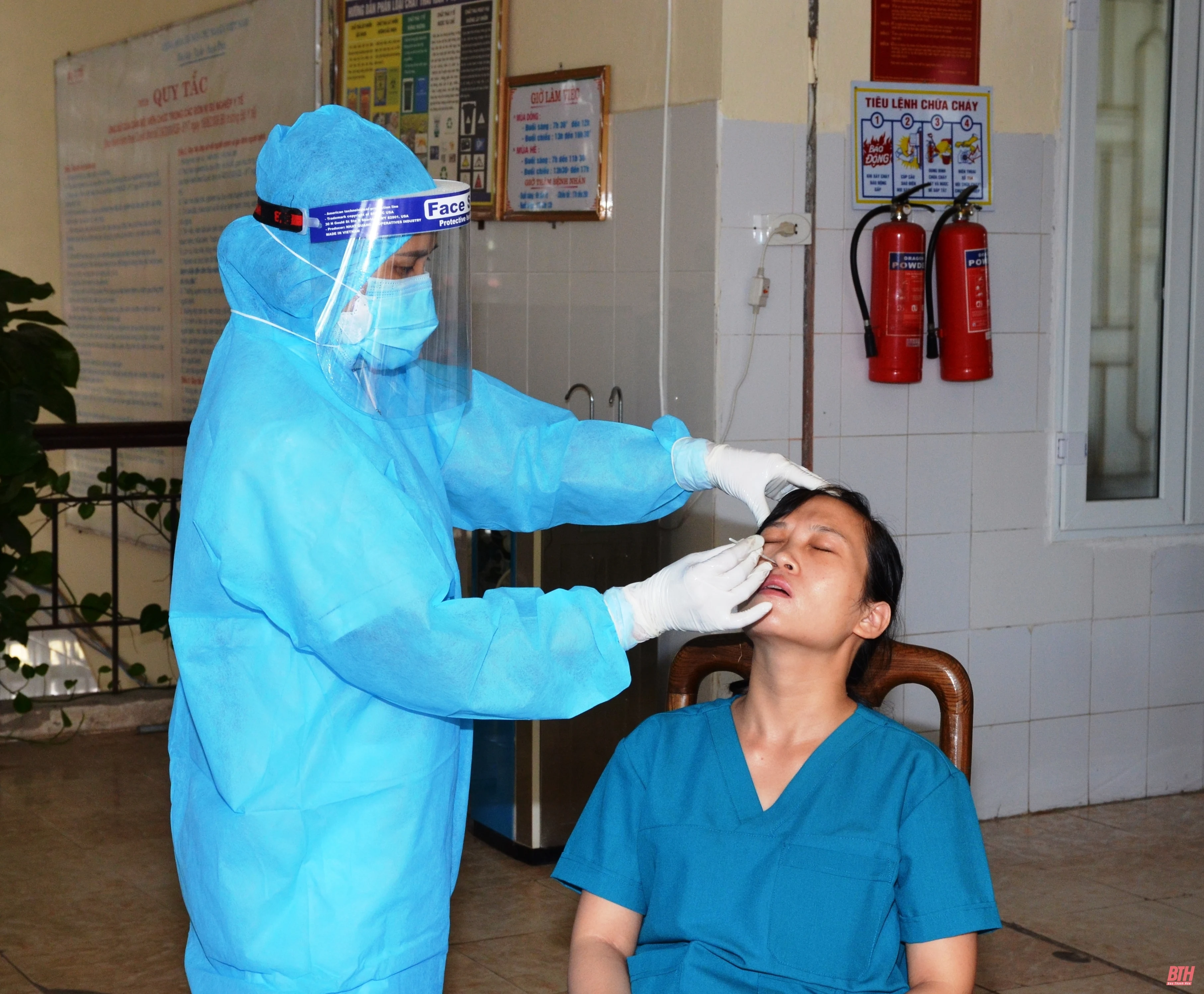 Hơn 10.000 người được làm xét nghiệm tầm soát COVID-19 tại huyện Nông Cống
