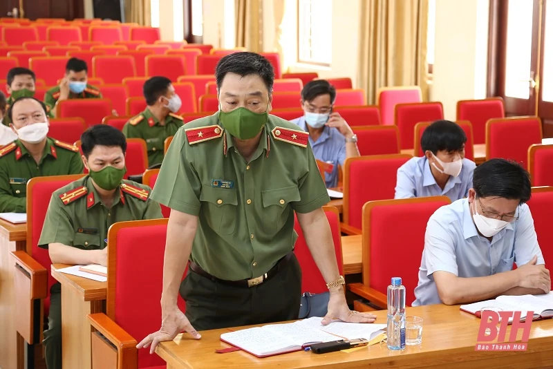 Chủ tịch UBND tỉnh Đỗ Minh Tuấn kiểm tra công tác phòng, chống dịch tại huyện Nông Cống