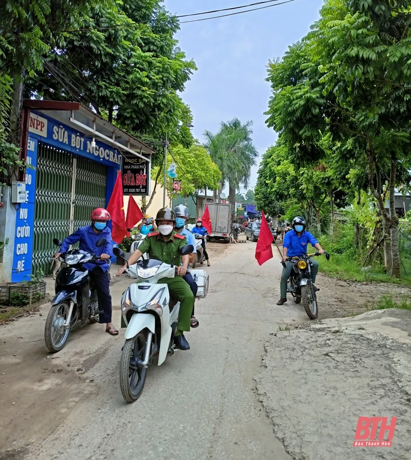 Huyện Thạch Thành tăng cường công tác tuyên truyền phòng, chống dịch COVID-19