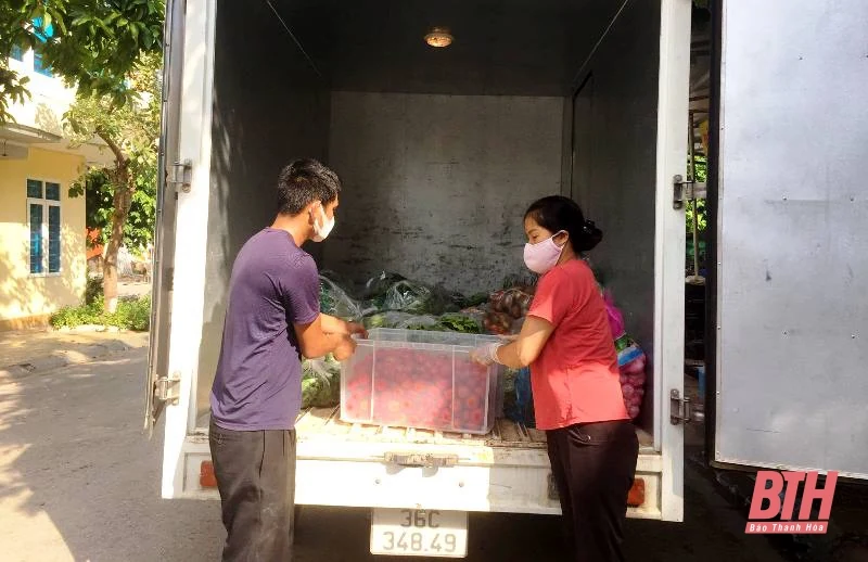 113 đầu mối cung ứng lương thực, thực phẩm trong điều kiện dịch bệnh COVID-19 diễn biến phức tap .