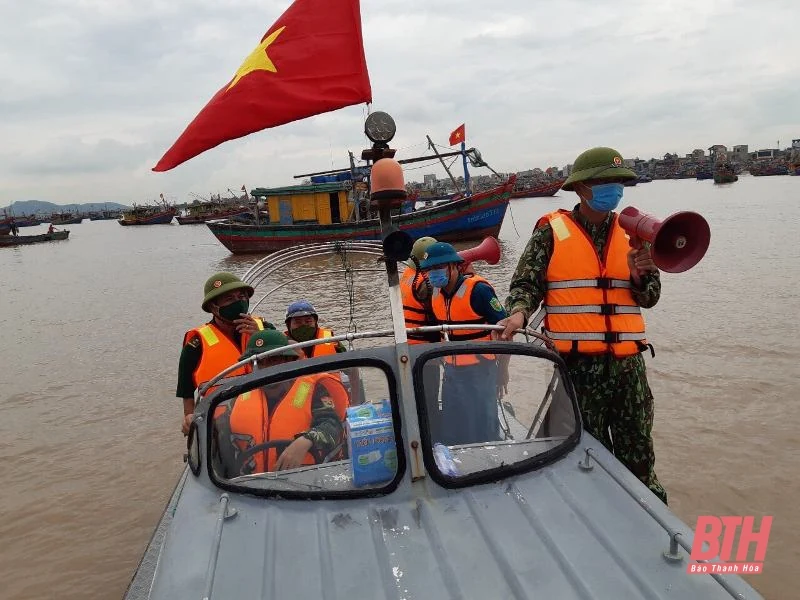 Đồn Biên phòng Đa Lộc sẵn sàng lực lượng, phương tiện ứng phó với diễn biến của bão Conson