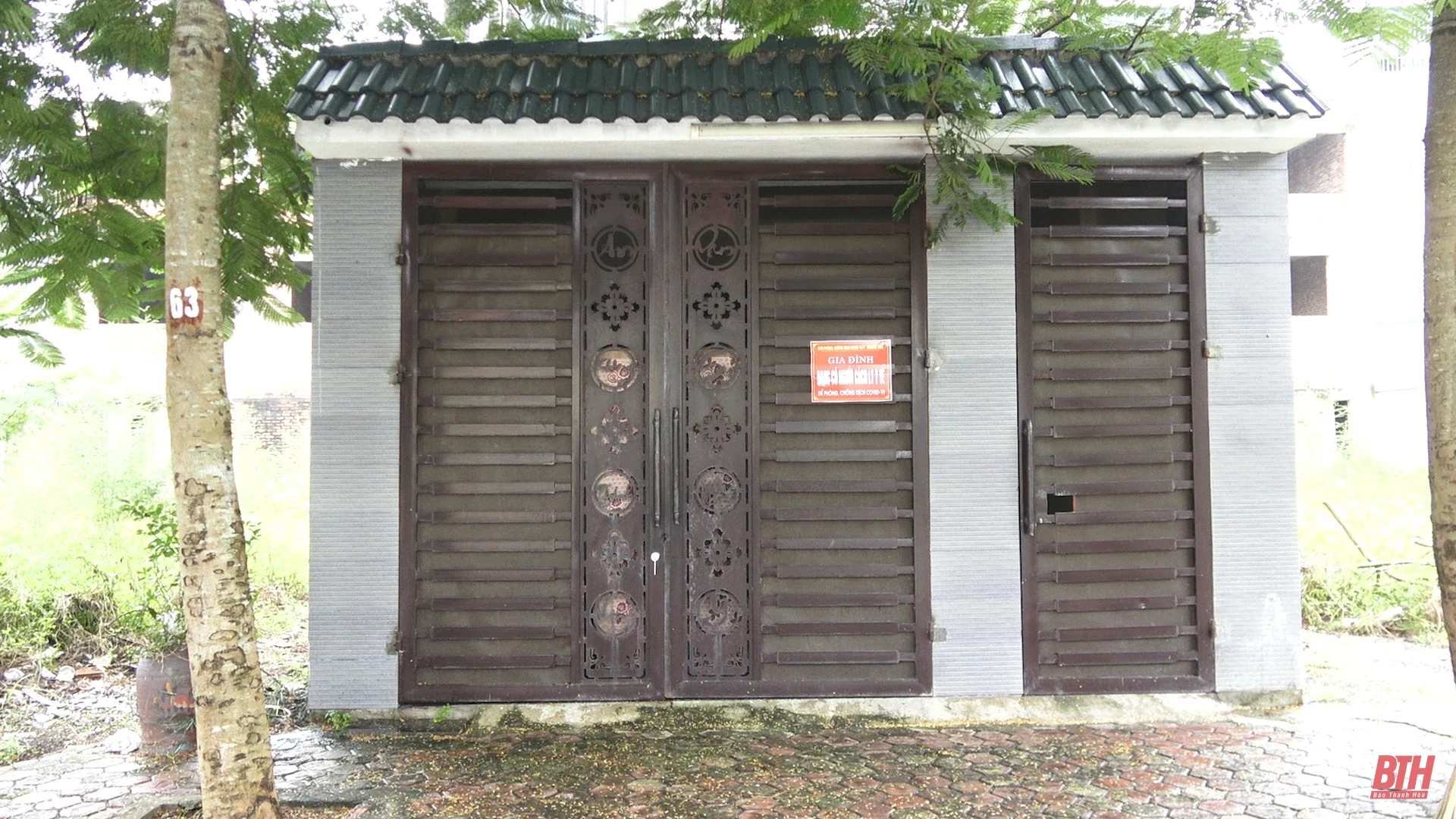 Ghi nhận tại khu phong tỏa phố Sơn Thắng (TP Sầm Sơn)