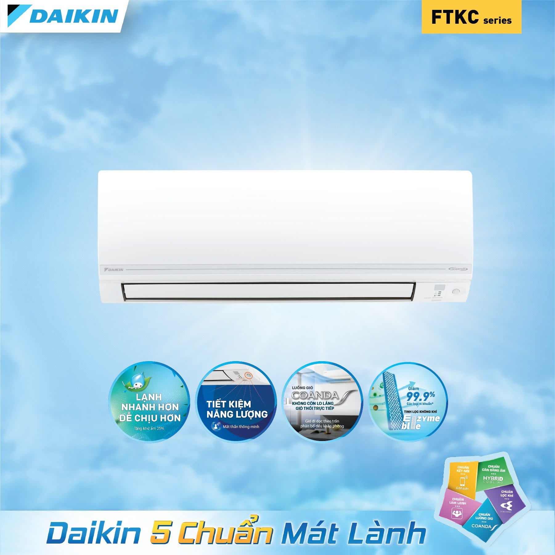 Điều hòa 2 chiều và 1 chiều Daikin được mua nhiều nhất