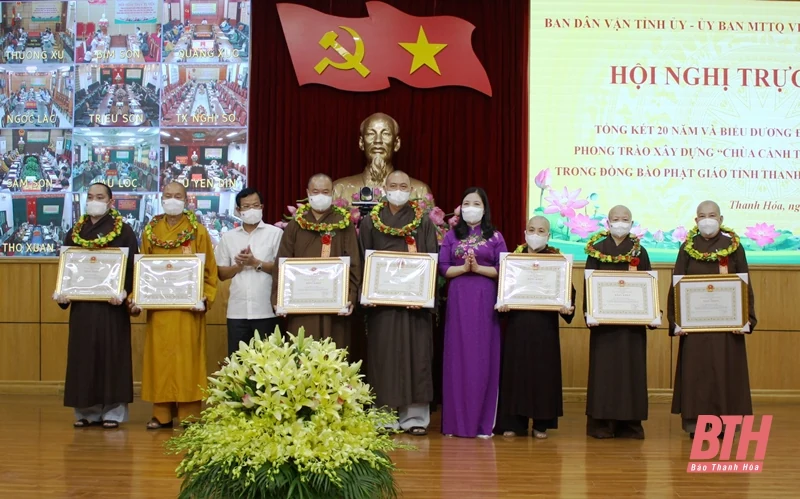 Tổng kết 20 năm phong trào xây dựng “Chùa cảnh tinh tiến, gương mẫu” trong đồng bào Phật giáo