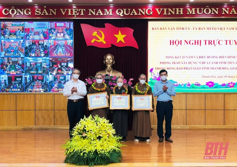Tổng kết 20 năm phong trào xây dựng “Chùa cảnh tinh tiến, gương mẫu” trong đồng bào Phật giáo