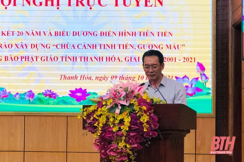 Tổng kết 20 năm phong trào xây dựng “Chùa cảnh tinh tiến, gương mẫu” trong đồng bào Phật giáo