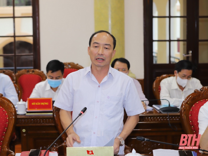 Ban Thường vụ Tỉnh ủy cho ý kiến vào dự thảo nghị quyết xây dựng, phát triển TP Thanh Hóa và chuyển đổi số tỉnh Thanh Hóa