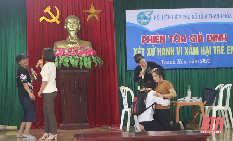 Truyền thông phiên tòa giả định xét xử hành vi xâm hại trẻ em