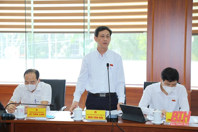 Đoàn ĐBQH tỉnh Thanh Hóa làm việc với UBND, Ủy ban MTTQ tỉnh và các cơ quan khối tư pháp