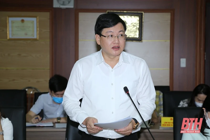 Đoàn ĐBQH tỉnh Thanh Hóa làm việc với UBND, Ủy ban MTTQ tỉnh và các cơ quan khối tư pháp