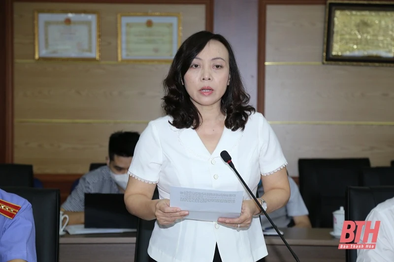 Đoàn ĐBQH tỉnh Thanh Hóa làm việc với UBND, Ủy ban MTTQ tỉnh và các cơ quan khối tư pháp