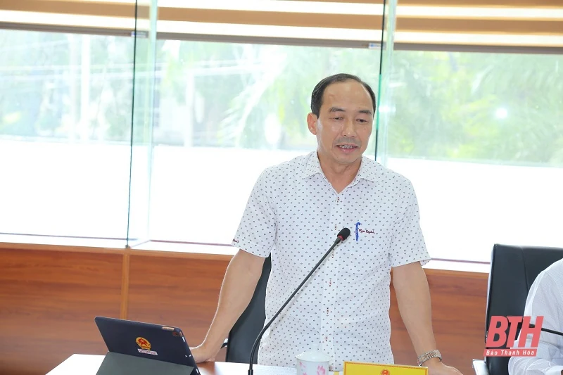 Đoàn ĐBQH tỉnh Thanh Hóa làm việc với UBND, Ủy ban MTTQ tỉnh và các cơ quan khối tư pháp