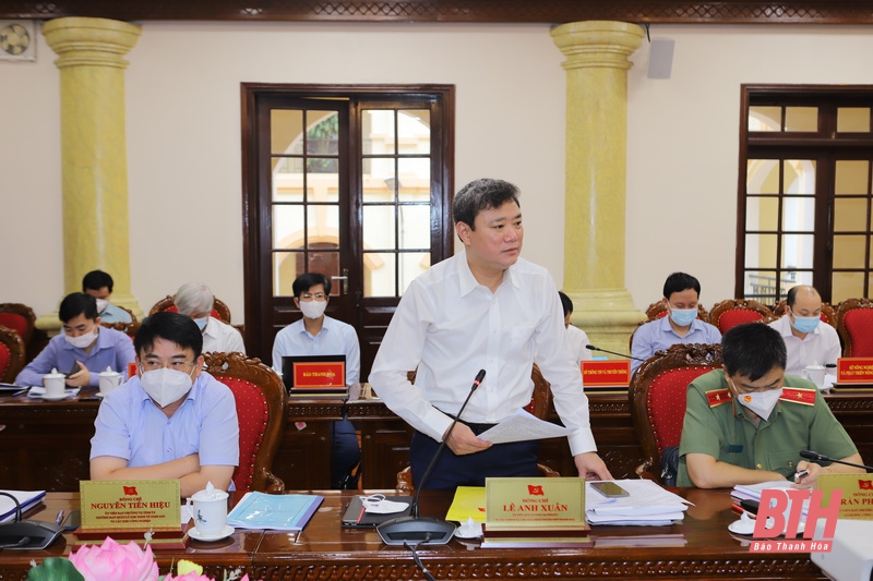 Ban Thường vụ Tỉnh ủy cho ý kiến vào dự thảo nghị quyết xây dựng, phát triển TP Thanh Hóa và chuyển đổi số tỉnh Thanh Hóa