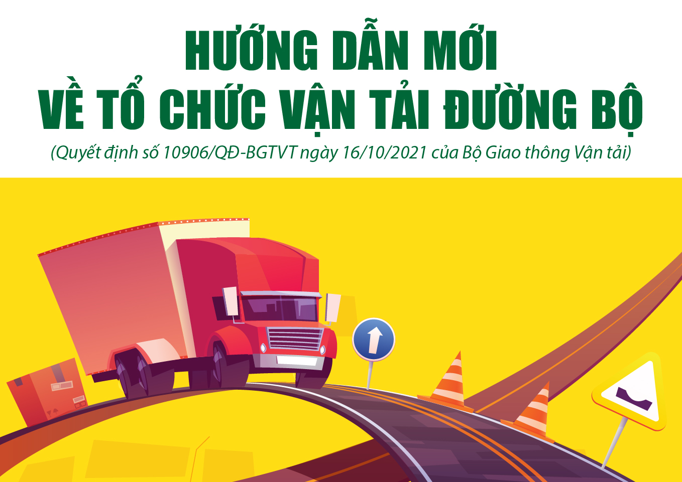 [Infographics] - Hướng dẫn mới về tổ chức vận tải đường bộ