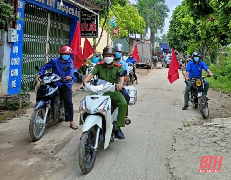 Huyện Thạch Thành điều tra, truy vết được 283 F1, hơn 1.000 F2 liên quan đến các ca dương tính với SARS-CoV-2
