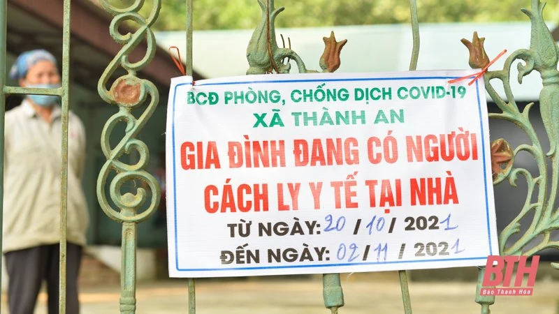 Huyện Thạch Thành điều tra, truy vết được 283 F1, hơn 1.000 F2 liên quan đến các ca dương tính với SARS-CoV-2