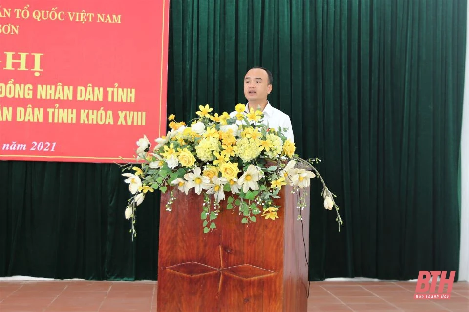 Đại biểu HĐND tỉnh tiếp xúc cử tri tại thành phố Sầm Sơn