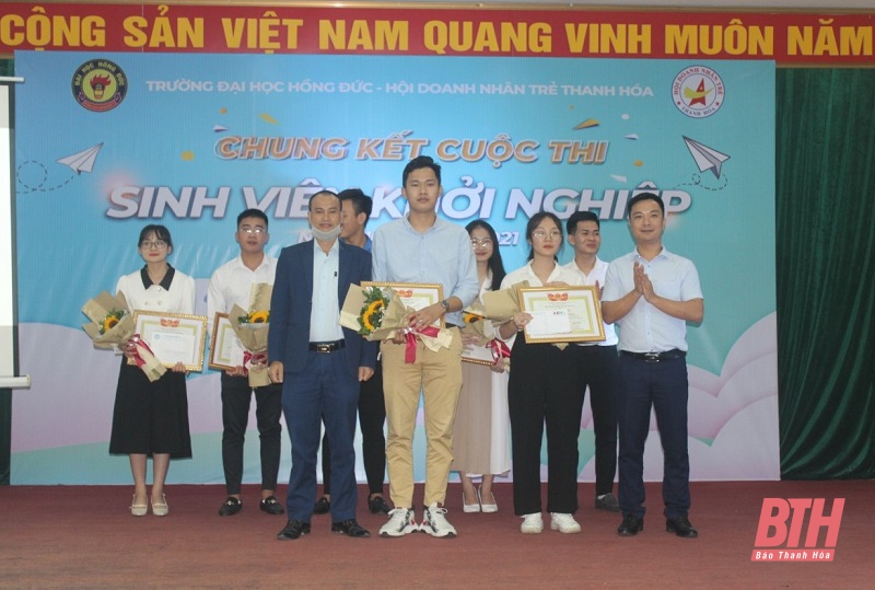 Chung kết cuộc thi “Sinh viên khởi nghiệp” trường ĐH Hồng Đức năm học 2020-2021