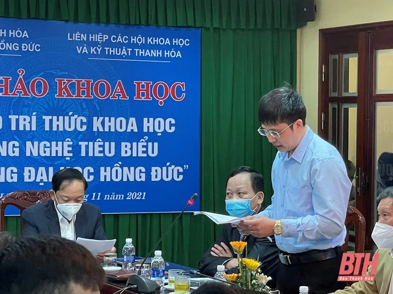 Hội thảo khoa học “Ươm tạo tri thức khoa học và công nghệ tiêu biểu tại Trường Đại học Hồng Đức”