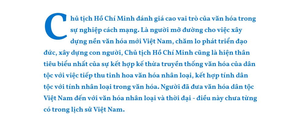 Hồ Chí Minh - Người mở đường xây dựng nền văn hóa mới Việt Nam