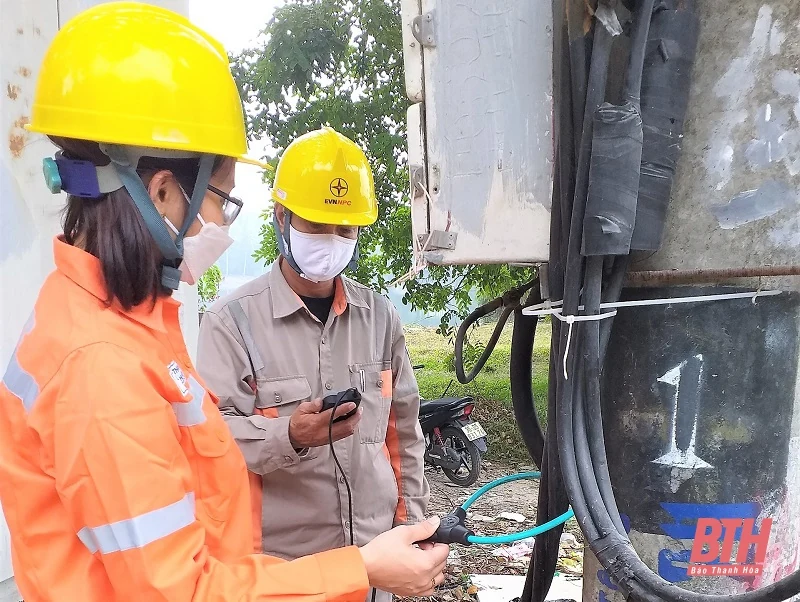 PC Thanh Hóa tăng cường kiểm tra công tác kinh doanh bán điện
