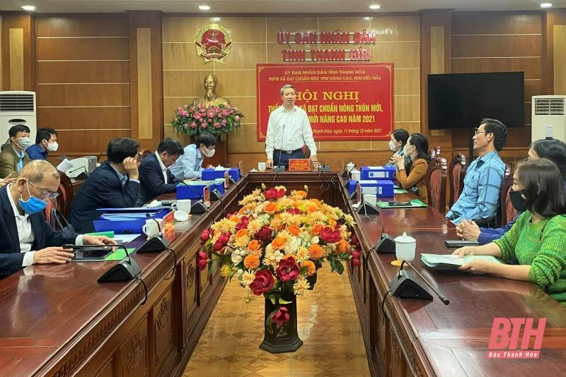 Thẩm định xã đạt chuẩn nông thôn mới, nông thôn mới nâng cao năm 2021