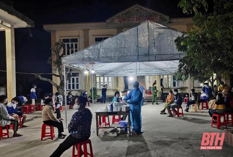 Phong tỏa tạm thời và áp dụng các biện pháp phòng, chống dịch theo cấp độ 3 đối với 4 xã vùng biển của huyện Hậu Lộc