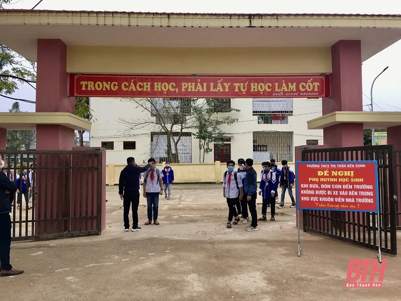 Như Thanh tăng cường phòng, chống dịch COVID-19 tại các trường học