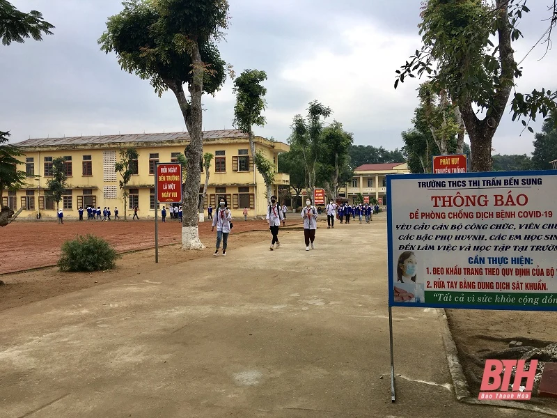 Như Thanh tăng cường phòng, chống dịch COVID-19 tại các trường học