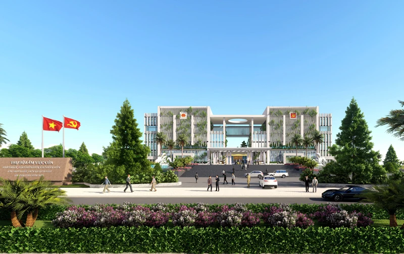 Khởi công xây dựng công trình trụ sở làm việc Thành ủy, HĐND, UBND và các khối đoàn thể, đơn vị sự nghiệp TP Sầm Sơn