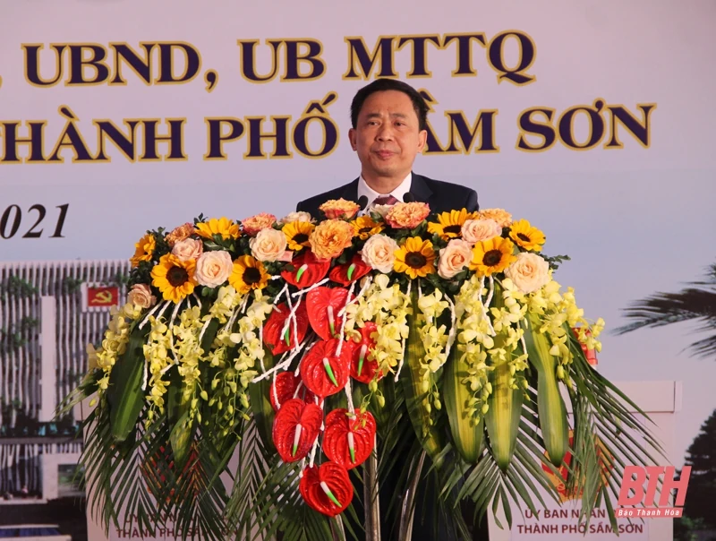 Khởi công xây dựng công trình trụ sở làm việc Thành ủy, HĐND, UBND và các khối đoàn thể, đơn vị sự nghiệp TP Sầm Sơn
