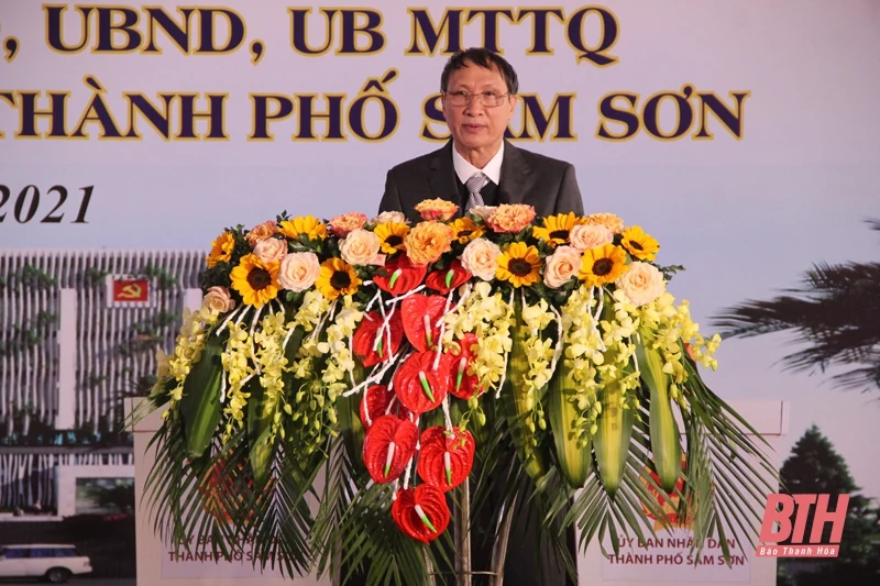 Khởi công xây dựng công trình trụ sở làm việc Thành ủy, HĐND, UBND và các khối đoàn thể, đơn vị sự nghiệp TP Sầm Sơn