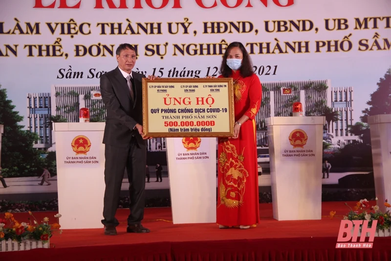Khởi công xây dựng công trình trụ sở làm việc Thành ủy, HĐND, UBND và các khối đoàn thể, đơn vị sự nghiệp TP Sầm Sơn
