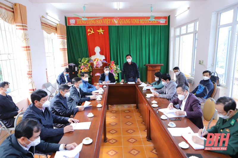 Kiên quyết ngăn chặn, đẩy lùi dịch COVID-19, sớm đưa huyện Mường Lát trở lại trạng thái bình thường mới
