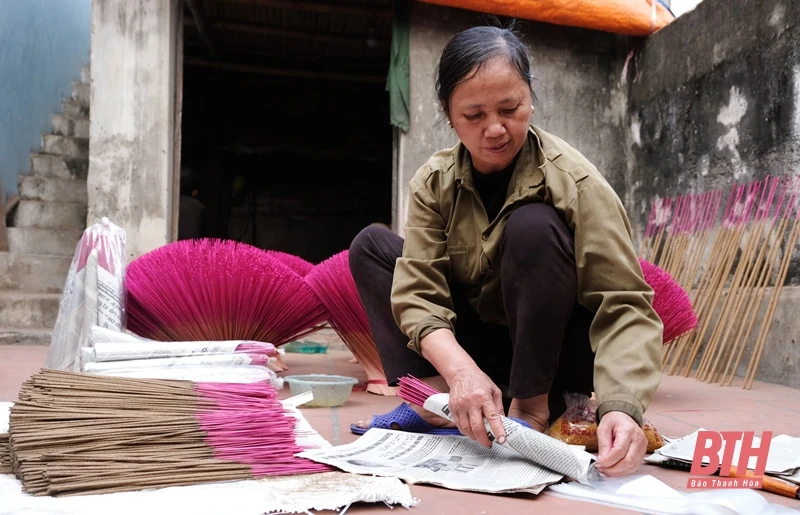 Các làng hương ở xứ Thanh tất bật vào vụ tết