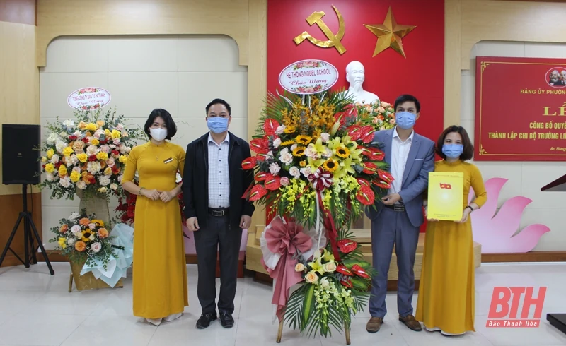 Thành lập Chi bộ Trường liên cấp Nobel
