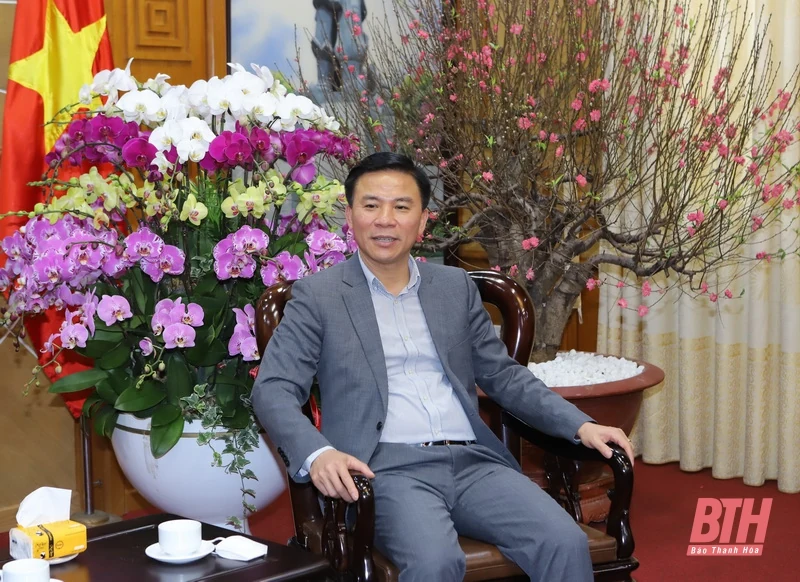 Bí thư Tỉnh ủy Đỗ Trọng Hưng tiếp Tổng Giám đốc Tập đoàn Dầu khí Quốc gia Việt Nam