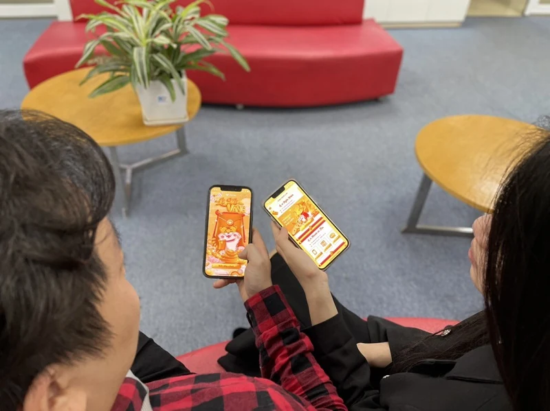 Lì xì online, săn cơ hội nhận vàng từ VNPT Mobile Money
