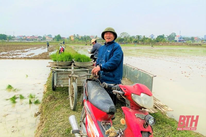 Nông dân nô nức xuống đồng sản xuất đầu xuân