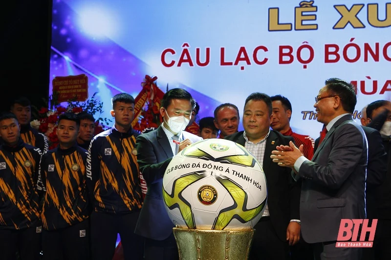 Câu lạc bộ bóng đá Đông Á Thanh Hóa phấn đấu giành thứ hạng cao ở mùa giải 2022